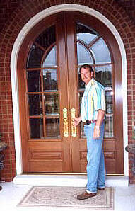 memphis new custom home entry